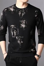 J9545钱塘2020-1秋冬高端男士狼头卫衣大货158，男装卫衣，钱塘207-1