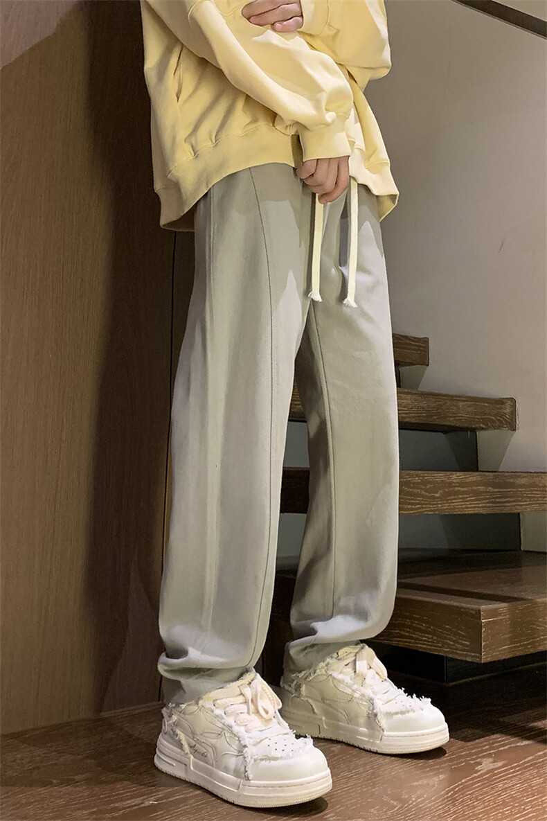 港风秋冬酷丝棉美式高街宽松休闲长裤男K23319-P35控49,男装休闲裤,星座717