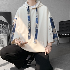 小熊拼接高质量连帽短袖DSA059-T10018-P40已做货，男装T恤，电商A059