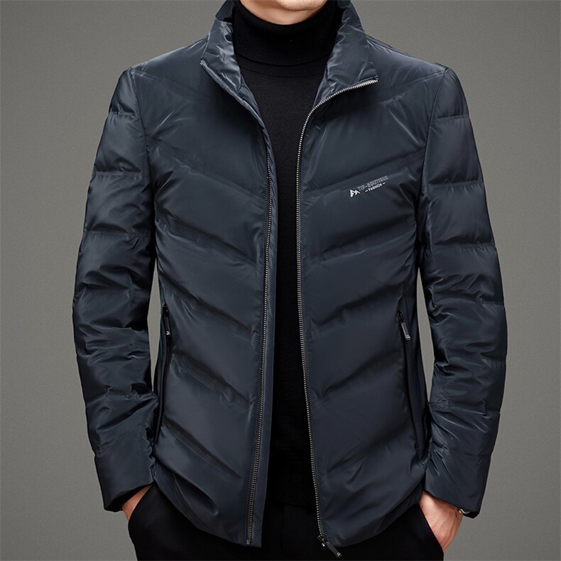 BAMJ-6811钱塘2020-2冬季厚款商务休闲中年男士百搭羽绒服P200，男装羽绒服，钱塘207-2