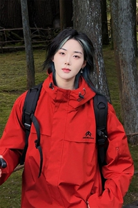 港风大码美式户外山系连帽冲锋衣夹克男女 XZ213-JK9901-P75控108图片