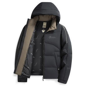 羽绒服男冬季2024新款冬装加厚潮牌工装棉服短款连帽可拆卸外套图片