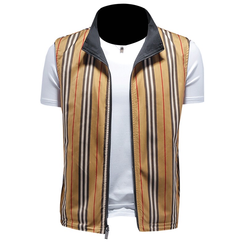 2025春装男士两面穿马甲背心M-5XL9008-P140（镂空图）,男装背心/马甲,钱塘6026