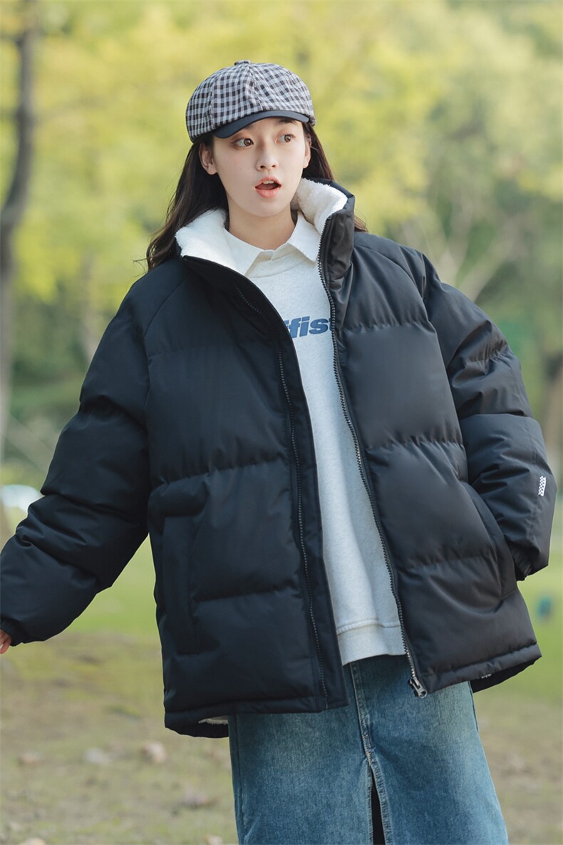 抖音直播连帽棉衣假两件加厚棉袄情侣款百搭面包服MY111-P65,男装棉衣,星座1402-1