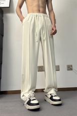 垂感西装裤男女款夏季2025新品高街美式复古百搭休闲裤XK301-P50，男装休闲裤，电商A178