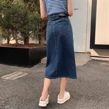 牛仔半裙，女装半身裙，肆尔