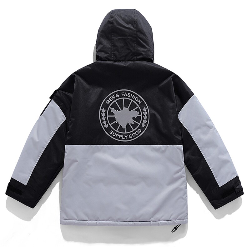 冬装工装情侣棉服外套潮流韩版加厚连帽保暖棉衣A436-897,男装棉衣,电商A436