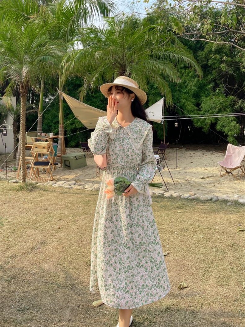 春款碎花，其它，安玖拉