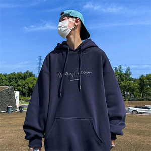抖音得物供货 可提供视频 春装重磅美式宽松连帽卫衣DL2375图片