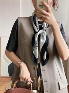 秋装新款休闲西装马甲图片