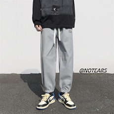 2024春季新款直播宽松束脚休闲运动裤KZ07-P58控89，男装休闲裤，星座914-3