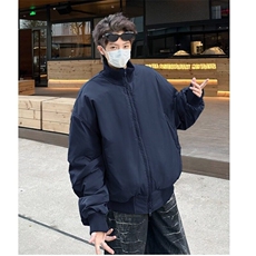 春秋立领棒球棉服男士廓形高级感冬季外套棉袄棉衣M8210/P95，男装棉衣，星座506