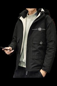 男士休闲连帽加厚保暖棉衣外套棉服棉袄冬季防寒开衫男装M999图片
