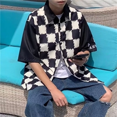宽松型夏季青春流行五分袖男新款潮慵懒日常CS627-P26，男装T恤，星座1109-3