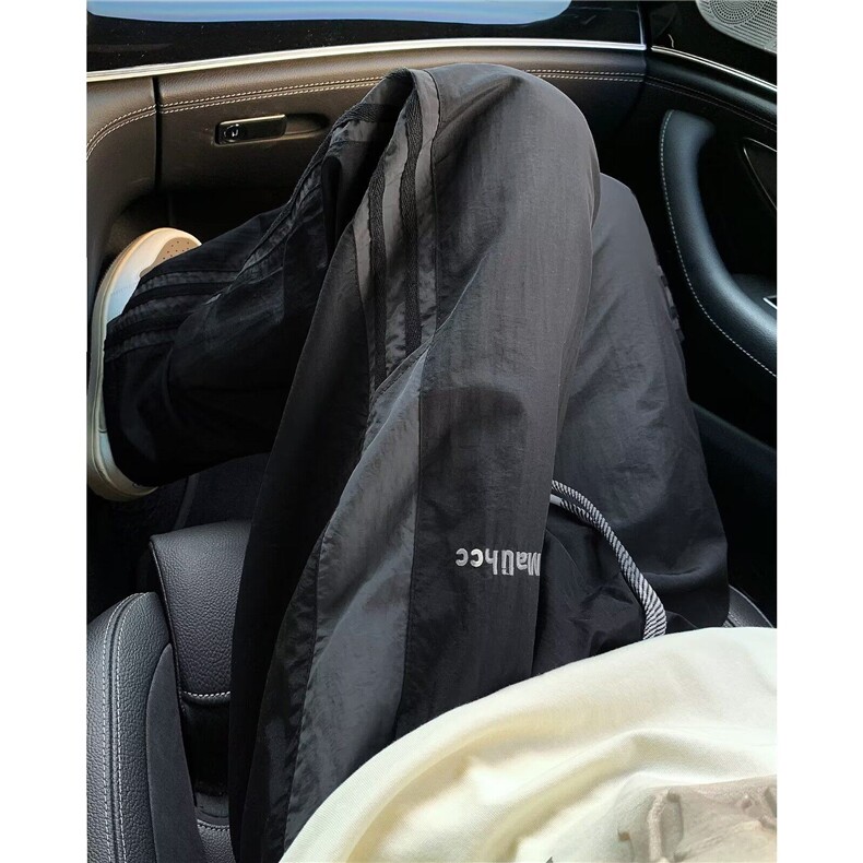 DG853-P40夏季2025新款宽松潮牌直筒裤速干阔腿运动休闲长裤,男装休闲裤,星座603-2