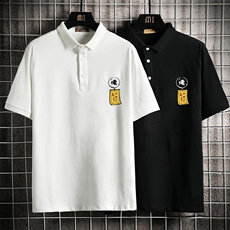 PL57016-P35翻领短袖polo衫男大码胖子半袖t恤男有领保罗衫，男装Polo衫，电商A040A