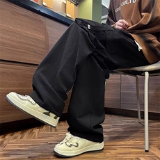 工装裤子男冬季美式高街直筒裤新款潮牌宽松休闲长裤K4811-P43，男装休闲裤，星座412-3