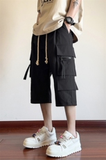 2024夏季新款内景大码美式工装七分裤M-5XHK24337-P45，男装牛仔裤，电商A022