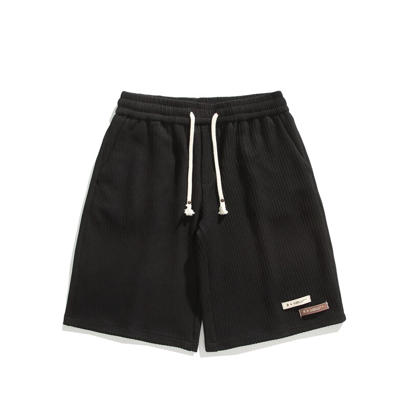 抖音品质夏季新款潮流提花休闲宽松短裤B315-K24108-特p30控58图片