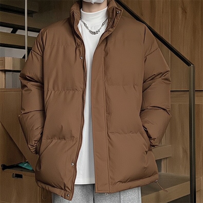 现货高品质美式高街冬季重磅三防加厚羽绒棉衣厚外套面包棉服,男装棉衣,电商A486