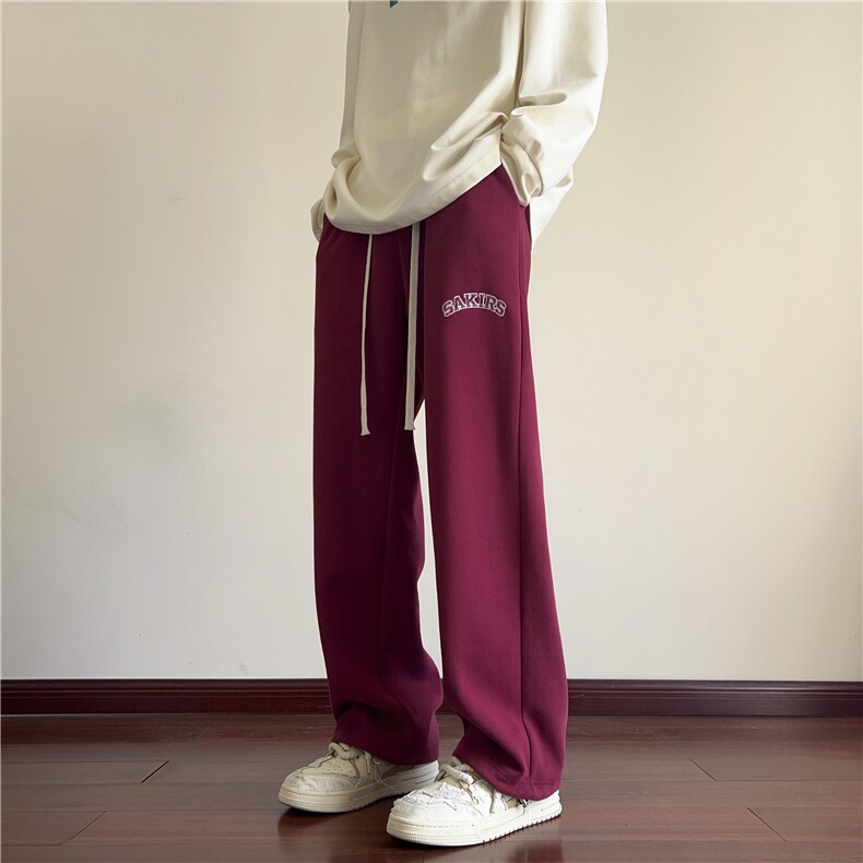 抖音得物品质可束脚百搭休闲卫裤212-2-DY78-特P40加绒特P45,男装休闲裤,星座808A-1