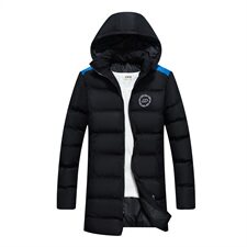 1611B-MY01-P75冬季棉服男中长款连帽外套保暖加厚潮青年多色棉衣，男装棉衣，星座1508-1