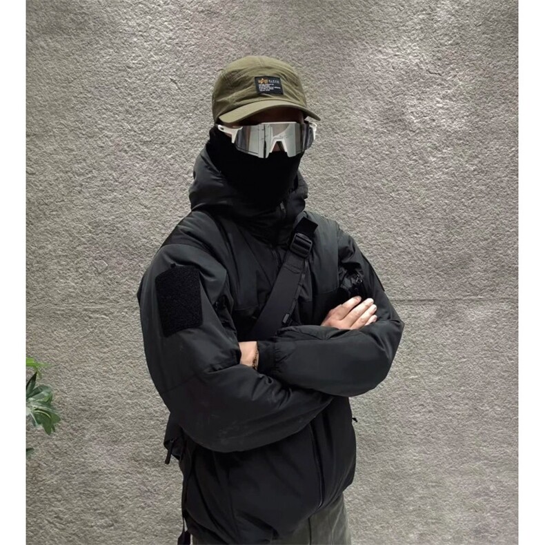 网图轻量化三防户外战术棉服保暖连帽男女同款运动外套WT48特P118,男装棉衣,电商C310