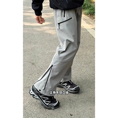 (网图慎用）特批P60无差价户外登山防泼水拉链微喇冲锋裤男K5975，男装休闲裤，电商A001-1