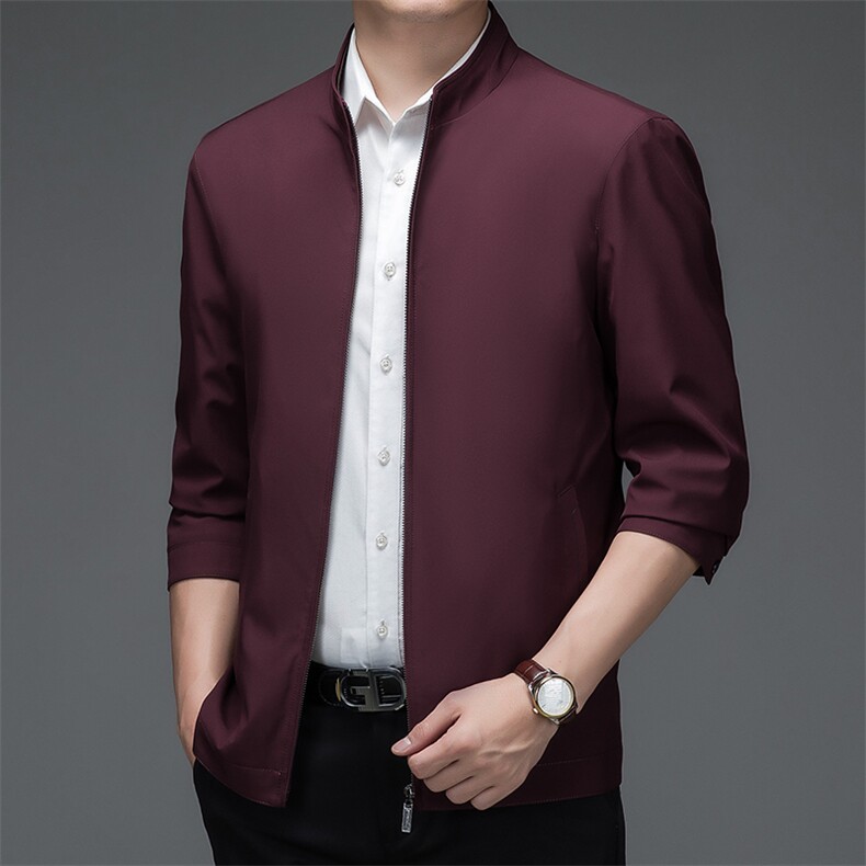 BEA2198钱塘2020-2春秋新款中年男士百塔休闲商务夹克外套P115,男装夹克,钱塘207-2