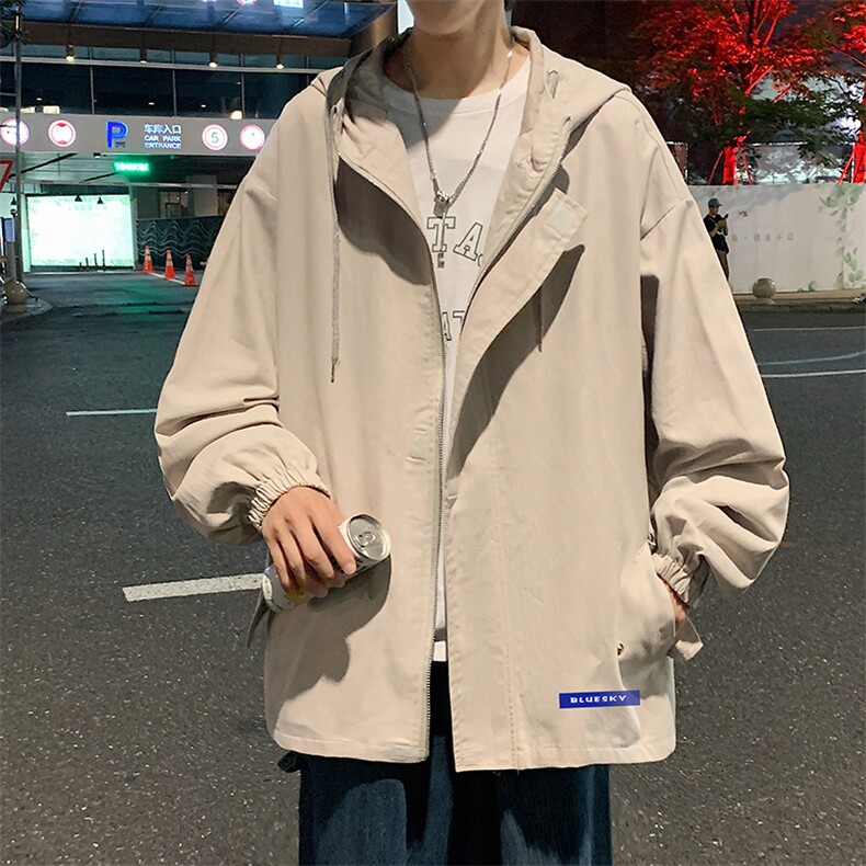 JK41202-P85加棉款-P115纯棉连帽夹克男士大码工装夹克男外套男,男装夹克,电商A040