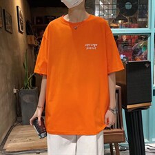 夏季港风ins短袖男潮流宽松潮牌五分袖RT12P28,男装T恤,星座1116-2