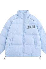 白底23新款冬季时尚百搭宽松字母印花羽绒服外套YR63002P225控298，男装棉衣，电商A268-1