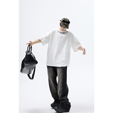 纯棉T恤设计感短袖原创小众运动T恤美式日系T1016-1T335P32K59，女装T恤，星座1016-1（原电商B408-1）