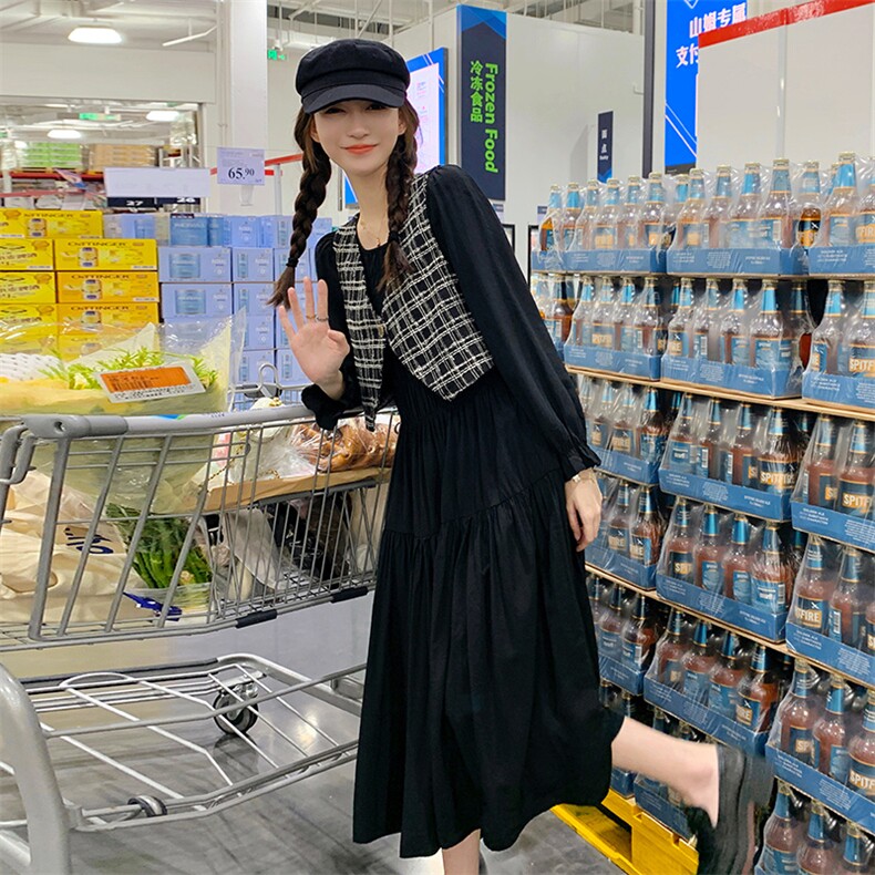 现货！26年春装新款小香风+连衣裙两件套6712-P135K188,女装套装/套裙,2D112