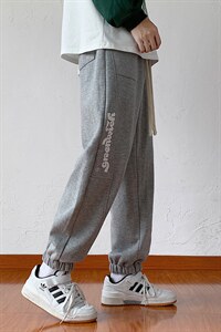 高品质秋季新款运动裤男束脚宽松卫裤潮流休闲长裤篮球裤子图片