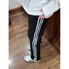 【有货】三条杠条纹运动裤男美式vibe风裤子高街直筒R915LL-特P50，女装休闲裤，星座1007（原301D）