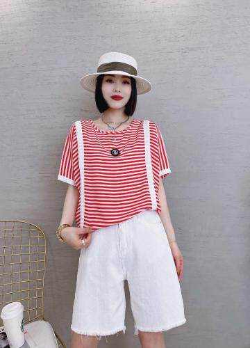 现货夏季新款织带小衫，女装，萌之慧