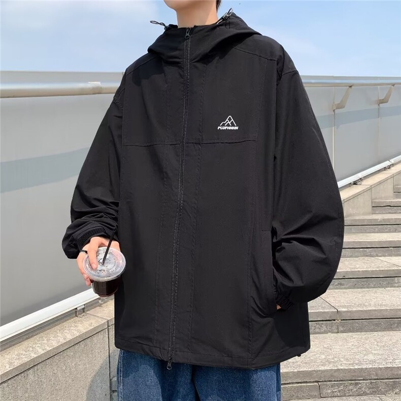 春季新款美式男外套牛津防水双层夹克W9201P55,男装夹克,星座1116-2