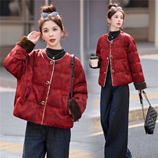 现货现货现货2025年冬季新中式G风羽绒服，女装羽绒服，伊仟回