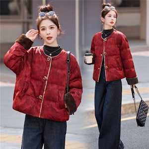 现货现货现货2025年冬季新中式G风羽绒服图片