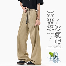 特批P40无差价夏季新款港风天丝莱赛尔冰氧吧凉感牛仔裤男K5623，男装休闲裤，电商A001