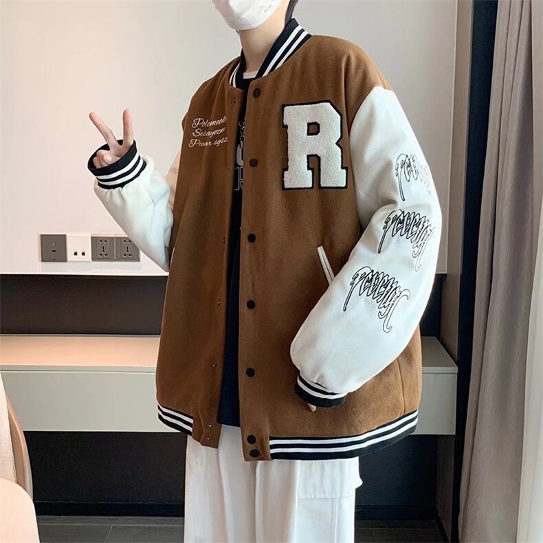 潮流夹克潮男春季棒球领夹克HY11P67,男装夹克,星座1116-2