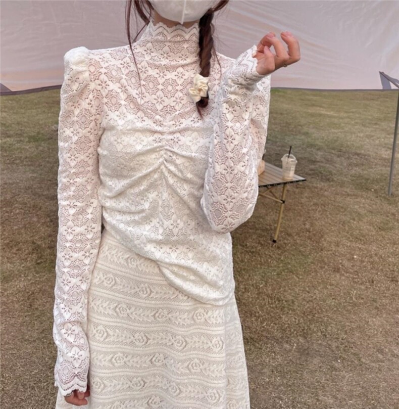 爆-磨毛系列-巨百搭-蕾丝打底衫，其它，新袖