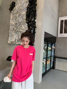 新款韩版简单大板T图片