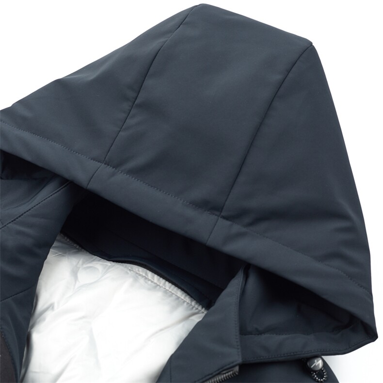 2023冬季新款脱卸帽羽绒服休闲外套中年爸爸装上衣YYYR15-P300图片