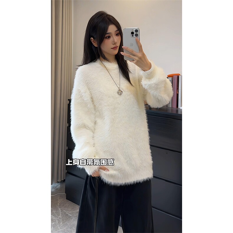松弛感复古时髦软糯毛衣舒适感日常百搭柔软毛衣HY609TP60,男装针织衫/毛衣,电商A102B