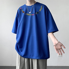 华夫格t恤男短袖男大码五分袖大皂风HT73381-P22，男装T恤，电商A040