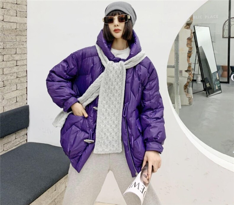 2020白鸭绒羽绒服，女装羽绒服，曼希野