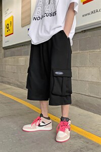 短裤夏季宽松休闲运动五分中裤韩版潮流男生外穿A161-2-D0650-P35，男装休闲裤，电商A161-2