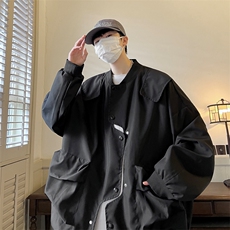 错位门禁飞行员夹克男外套男棒球衣服XH26-P70，男装夹克，电商B367
